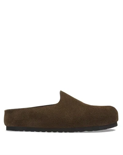 Birkenstock - Amsterdam Wrapped Suede Leather Sandal - Carafe